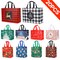 20 Pack Christmas Gift Bags Assorted Sizes, Reusable Tote Bags with Handle, Includes 4 Large 8 Medium 8 Small Non-Woven Christmas Bags for Xmas Party Favors